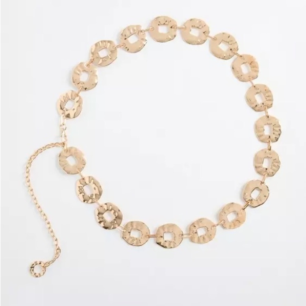 Elegant Gold Chain Belt